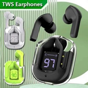 Ultrapods Max True Wireless Earbuds - Transparent Design, Bluetooth 5.3, Waterproof